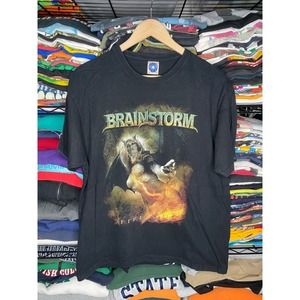 Brainstorm Shirt Tour 2014/2015 Setting Europe On Fire Firesoul Heavy Metal Band